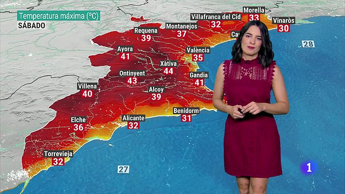 L'informatiu - Comunitat Valenciana - El tiempo en la Comunitat Valenciana - 18/07/2024