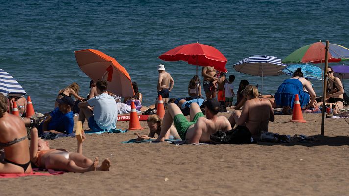 Telediario 1 - Llega a España la primera ola de calor del verano con temperaturas de hasta 41ºC