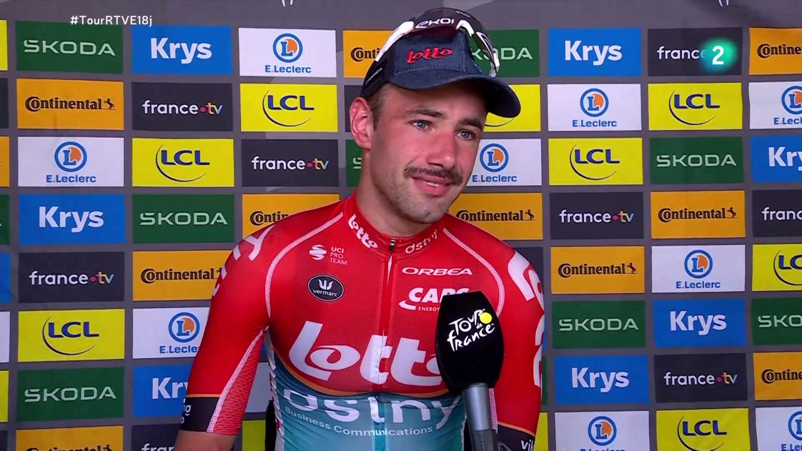 Campenaerts: dedicatoria y reivindicación entre lágrimas - Tour de Francia | Ver