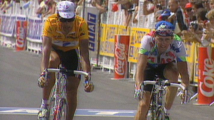 Tour de Francia: El día que Rominger ganó a Induráin en la meta de Isola 2000