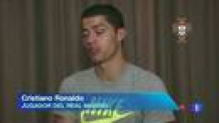 Telediario 1 - Cristiano no piensa en el Balón de Oro