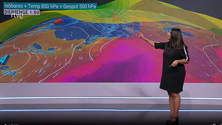 El temps - Divendres i dissabte: calorada. Diumenge: menys calor, ruixats i vent