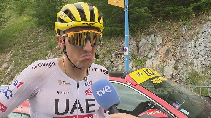 Tour de Francia - Tour | Marc Soler, lacónico y molesto - Entrevista con TVE