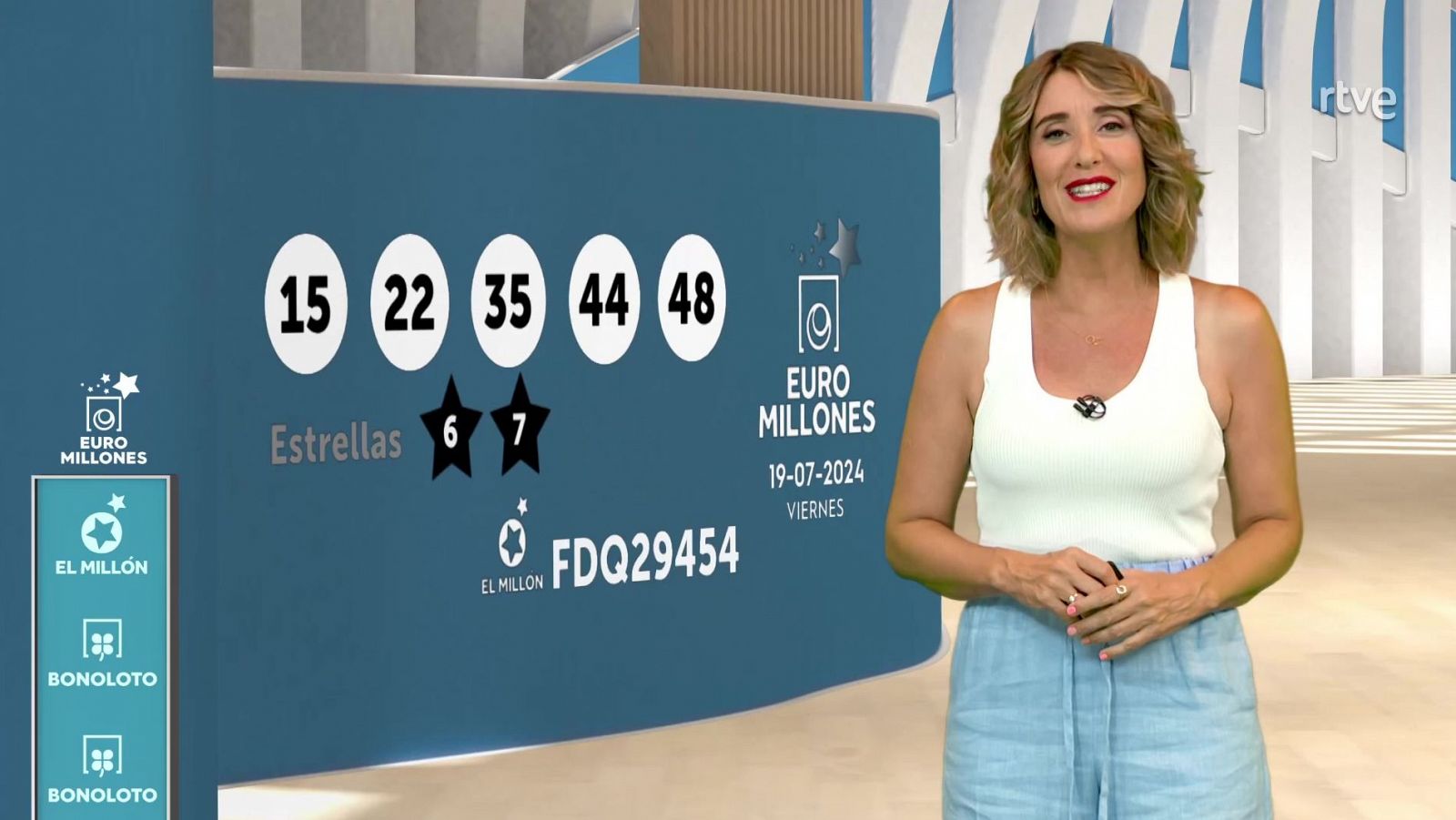 Sorteo de la Bonoloto y Euromillones: 19/07/2024