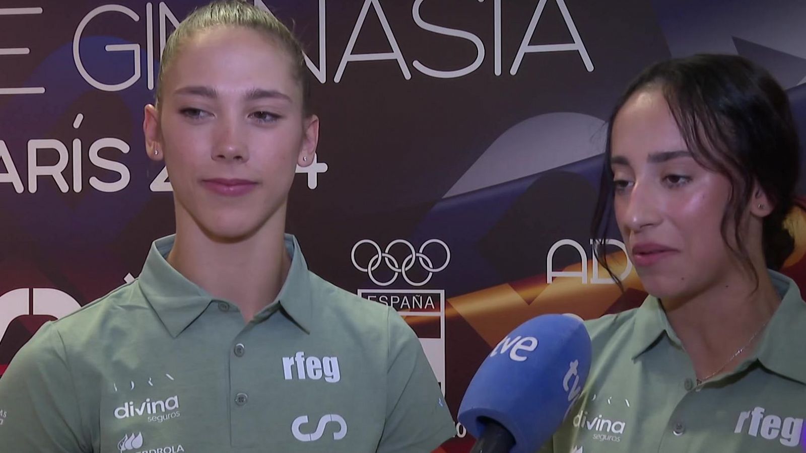 Gimnasia rítmica París 2024: Polina Berezina y Alba Bautista, TVE