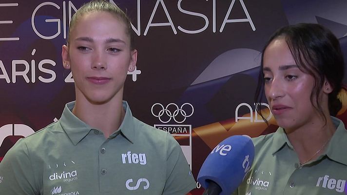 Berezina y Bautista, representantes en gimnasia rítmica: "Esperamos que todo el país esté orgulloso, queremos 'petarlo'"