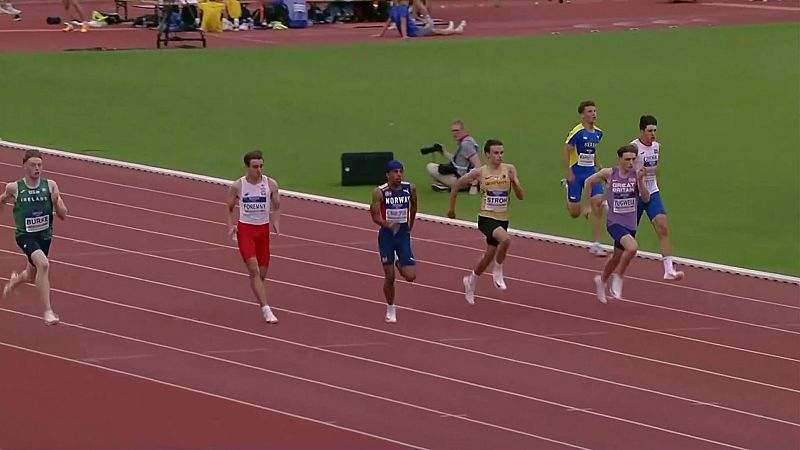 Atletismo Campeonato de Europa Sub18. Sesión vespertina