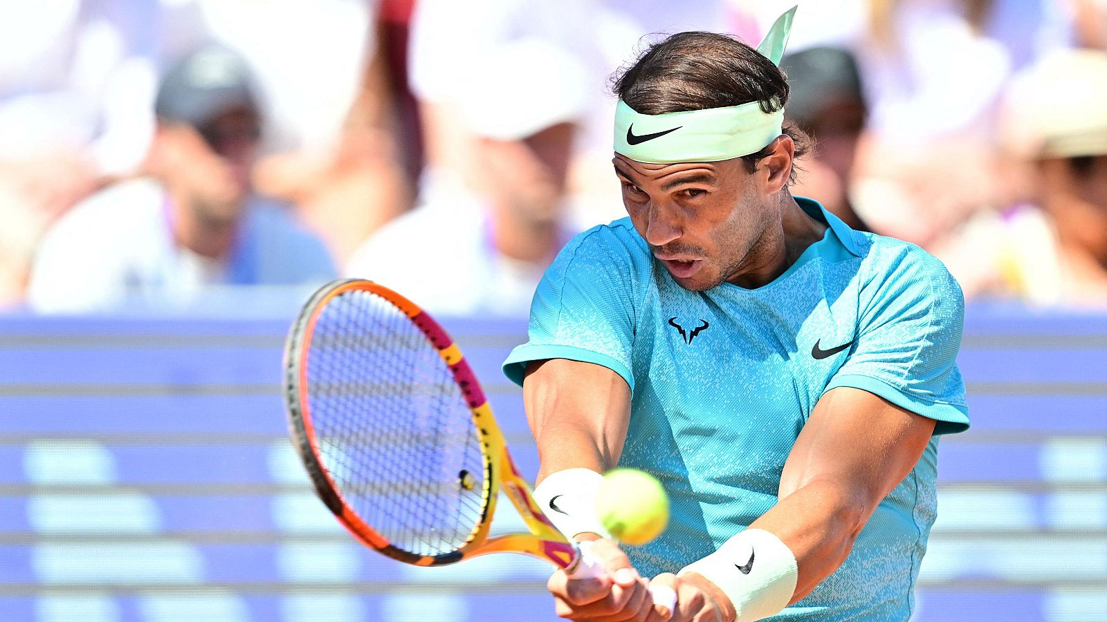 Rafa Nadal no puede con Nuno Borges en la final de Bastad