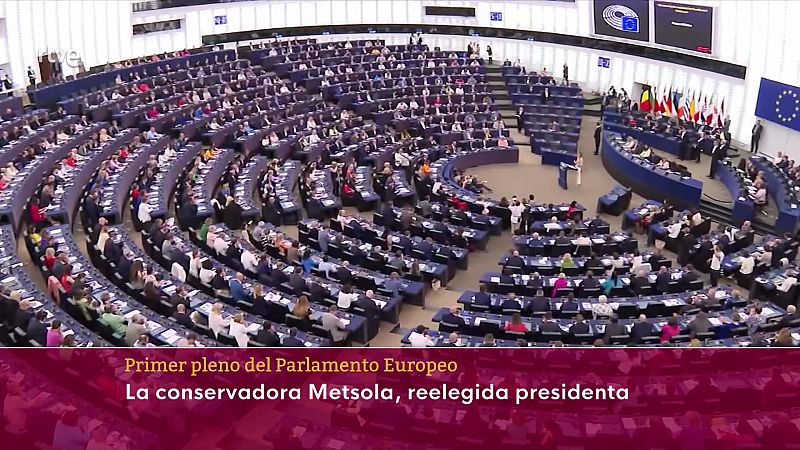 Primer pleno del Parlamento Europeo