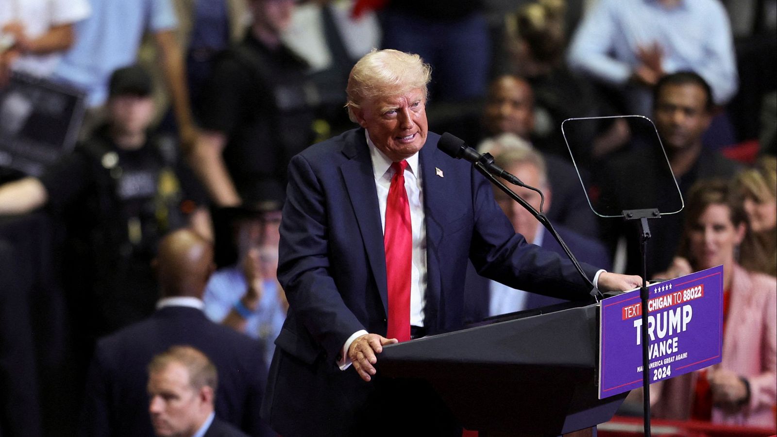 Trump le pide a Biden que renuncie, también, a la presidencia de EEUU | Ver