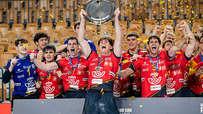 La selección masculina sub-20 de balonmano se proclama campeona de Europa