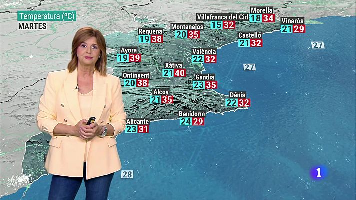 El tiempo en la Comunitat Valenciana - 22/07/2024