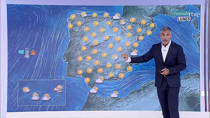 El tiempo - Temperaturas máximas en aumento notable en el norte peninsular