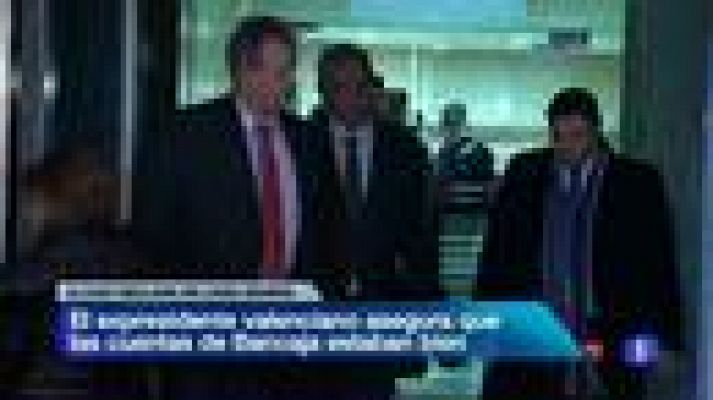 Telediario 1 - Olivas declara que el Banco de España forzó la fusión entre Bancaja y Bankia
