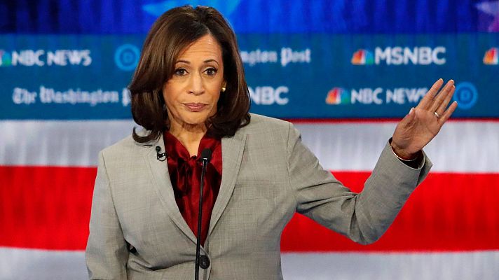 Telediario 1 - Los republicanos atacan a Kamala Harris antes de convertirse en la candidata oficial de los demócratas