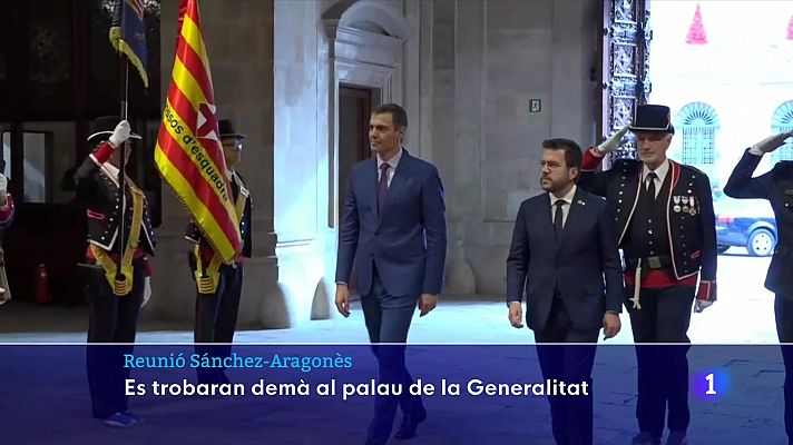 L'Informatiu - Pedro Sánchez es reunirà a Barcelona amb Pere Aragonès