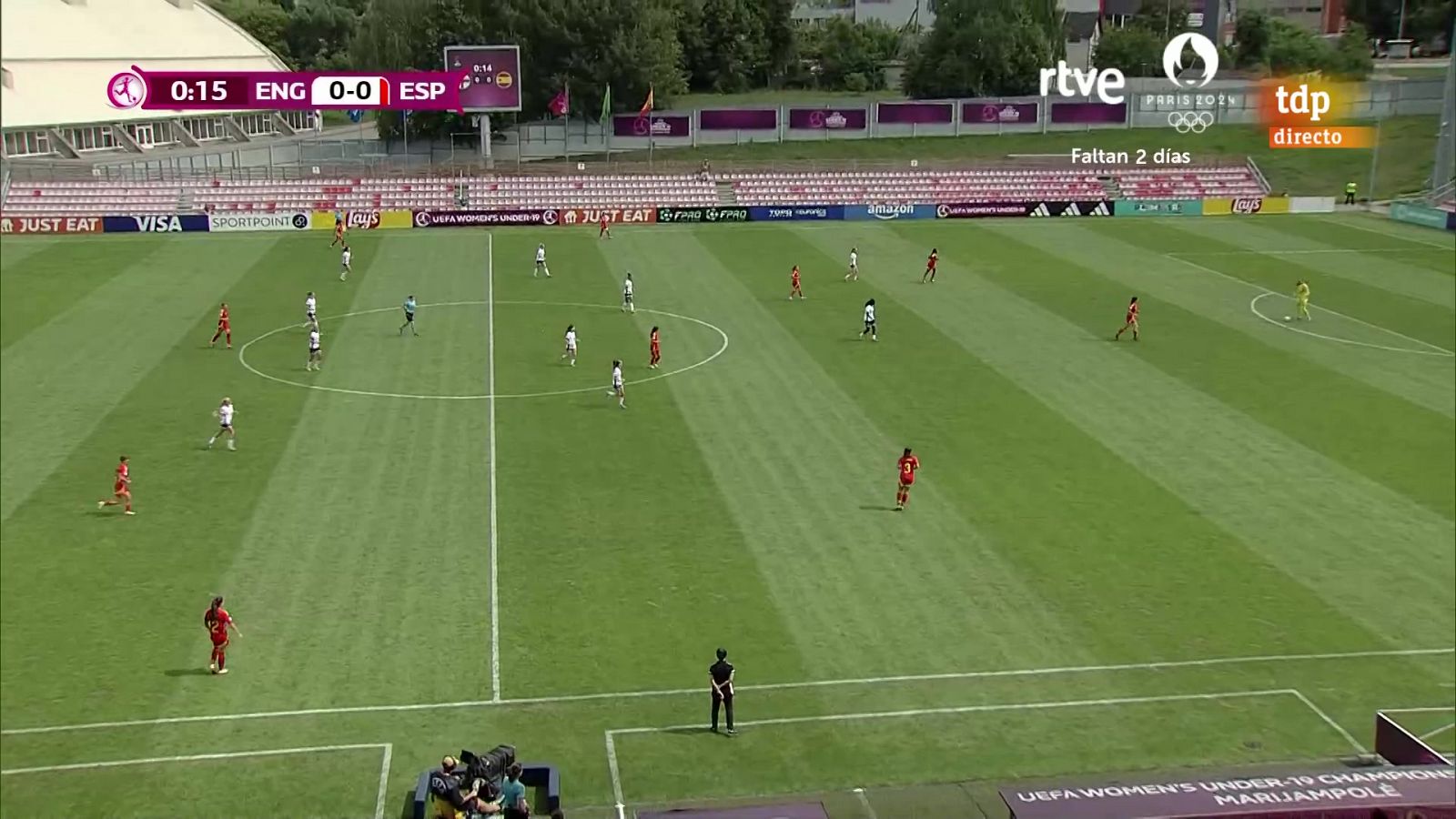 Fútbol - Campeonato de Europa SUB-19 Femenino. Semifinal: Inglaterra - España