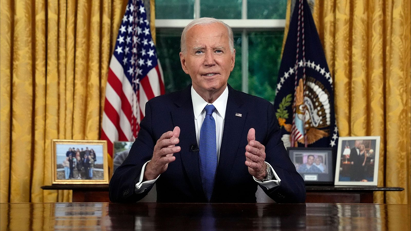 Discurso completo de Joe Biden para explicar su decisión de no presentarse a la reelección