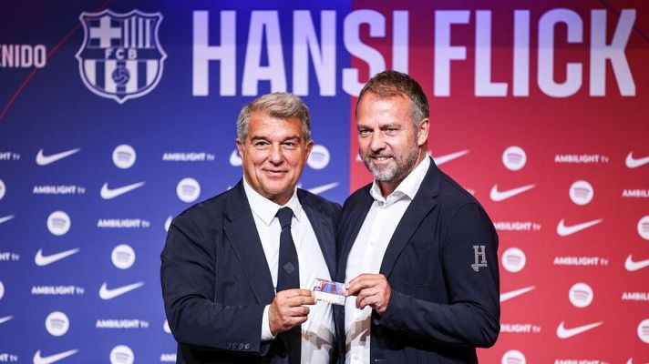 Hansi Flick: "El objetivo es ganar títulos"