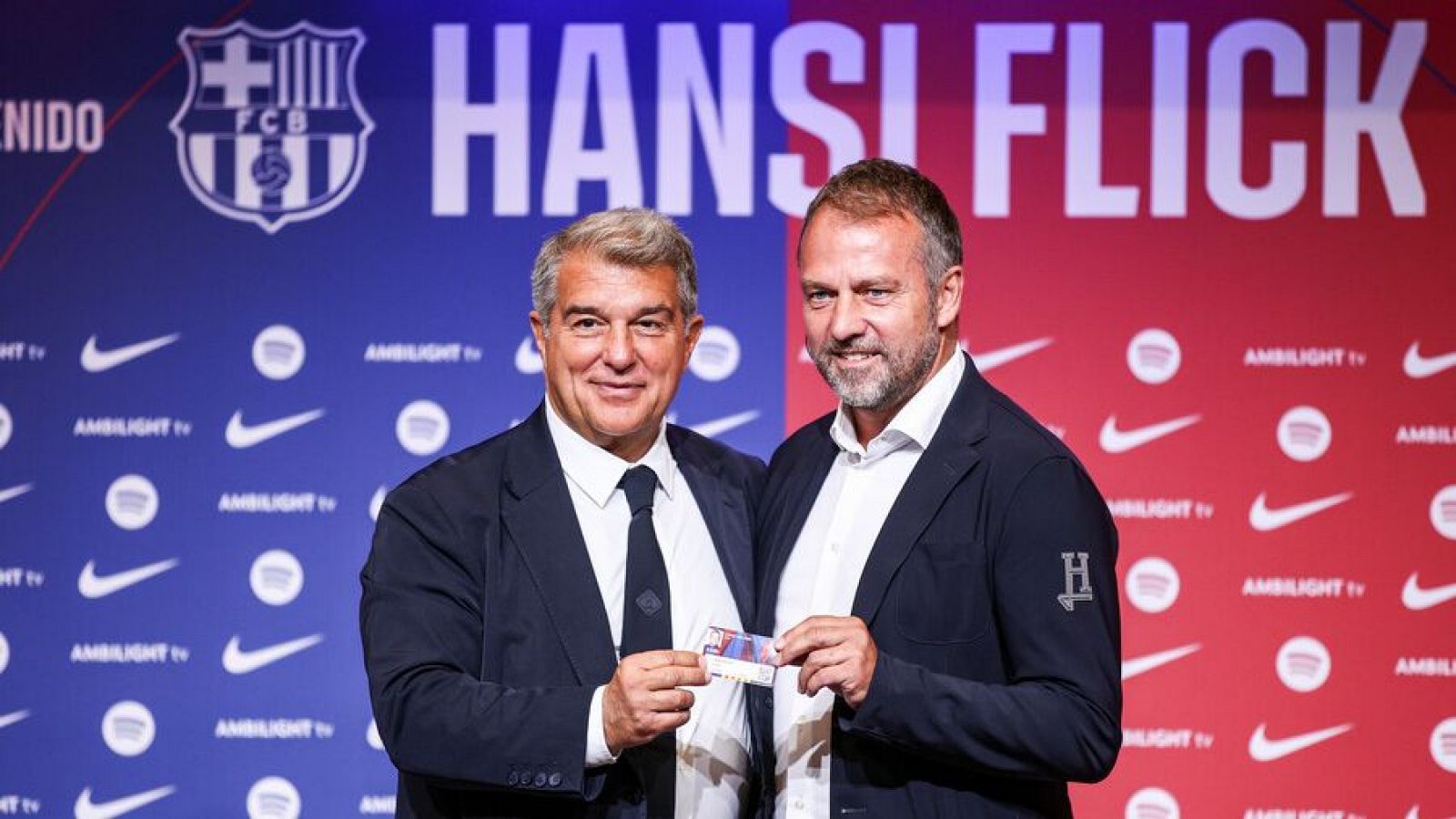 Presentación oficial de Hansi Flick como entrenador del Barcelona