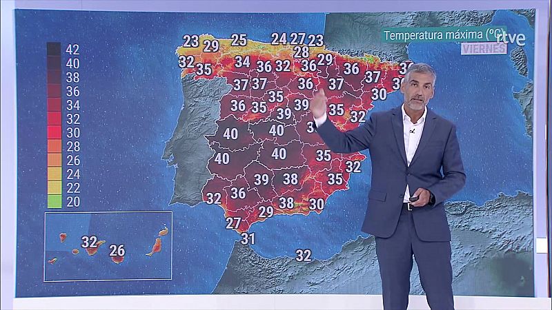 Tormentas localmente fuertes en la Ibérica oriental - ver ahora