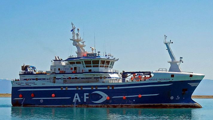 Han llegado a las Malvinas los cuerpos de los fallecidos y el superviviente del naufragio del Argos Georgia