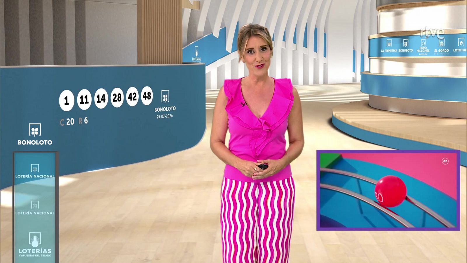 Sorteo de la Lotería Nacional, Bonoloto, Primitiva y Jóker del  25/07/2024 - ver ahora