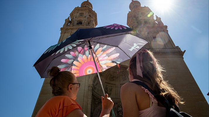 El tiempo - Los termómetros bajan de los 40 grados