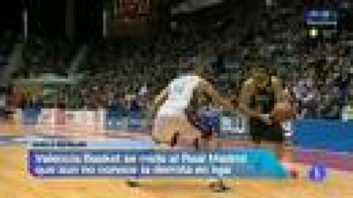 Telediario 1 - Duelo estelar entre Real Madrid y Valencia en la Liga Endesa