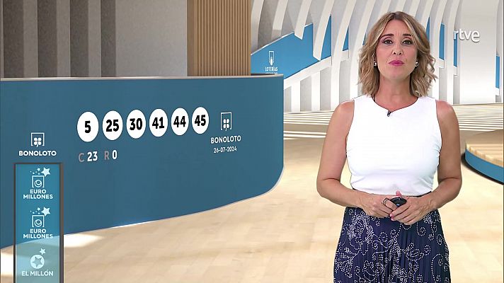 Loterías - Sorteo de la Bonoloto y Euromillones del 26/07/2024