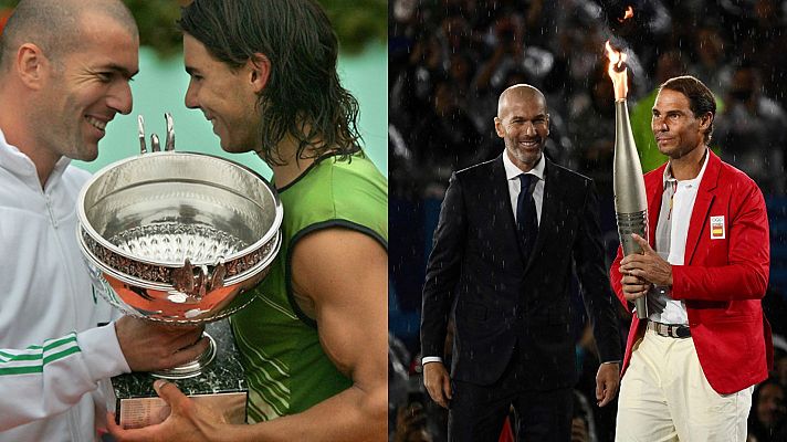 Nadal y Zidane, protagonistas en París 19 años después