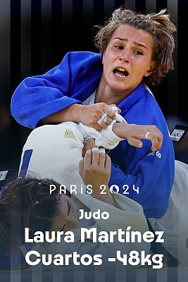 Judo JJOO Par��s 2024 - Cuartos -48 kg F. L. Martínez (ESP) vs A. Abuzhakynova (KAZ)