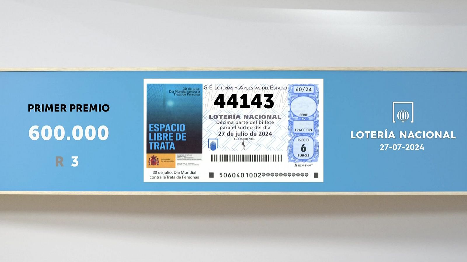 Sorteo de la Lotería Nacional del 27/07/2024 - Ver ahora