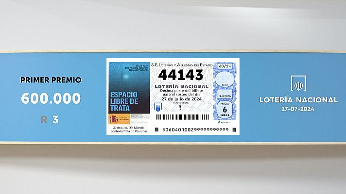 SELAE - Sorteo de la Lotería Nacional del 27/07/2024