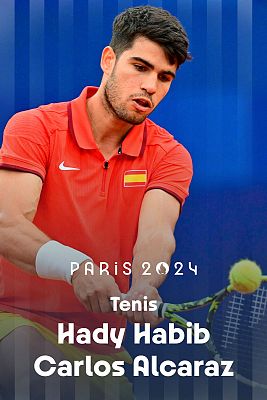 Tenis JJOO París 2024 - Individual (M): H. Habbib (LBN) vs. C. Alcaraz (ESP)