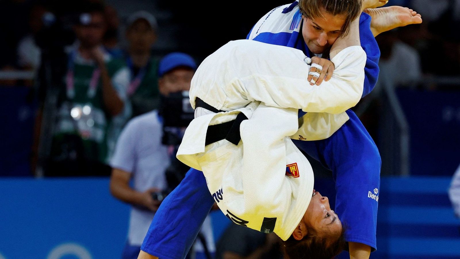 París 2024 - Judo: Semifinal Cuadro B. -48kg. L. Martínez (ESP) vs  B. Bavuudorj (MON) - Ver ahora