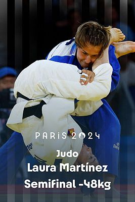 Judo JJOO París 2024 - Semifinal. -48kg (F). L. Martínez (ESP) vs  B. Bavuudorj (MON)