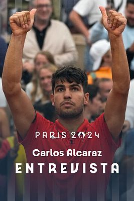 Tenis JJOO París 2024 - Carlos Alcaraz, a RTVE: "La aparición de Rafa Nadal fue el mejor momento de la ceremonia"