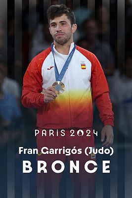 Judo JJOO París 2024 - Fran Garrigós, medalla de bronce en judo: primer metal de España en París 2024