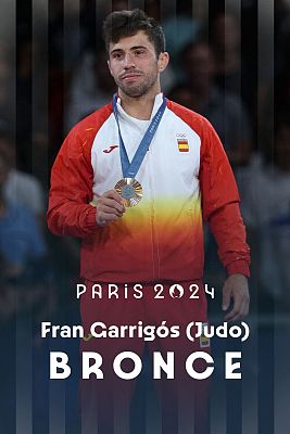 Fran Garrigós, medalla de bronce en judo: primer metal de España en París 2024