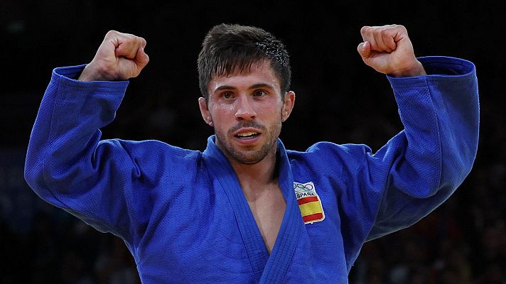 Final Bronce. Categoría -60 kg (M): G. Sardalashvili (GEO) vs. F. Garrigós (ESP)