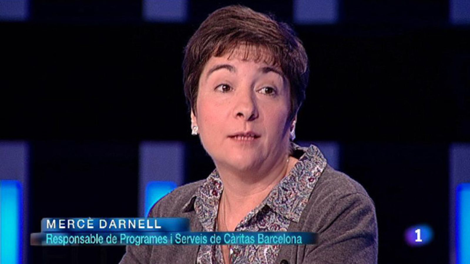 El Debat de La 1 - La pobresa: debat amb Mercè Darnel de Caritas