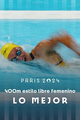 Natación JJOO París 2024 - Resumen Natación 400 libre (F) | JJOO París 2024