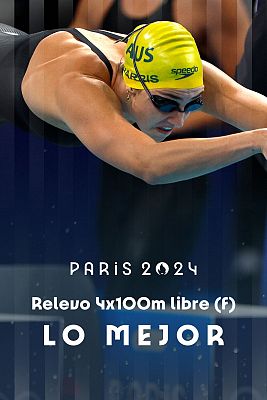 Natación JJOO París 2024 - Natación París 2024: resumen de la final del 4x100 femenino