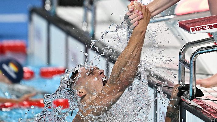 Natación París 2024: resumen de la final del 4x100 masculino