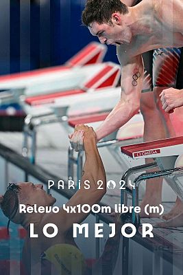 Natación JJOO París 2024 - Natación París 2024: resumen de la final del 4x100 masculino