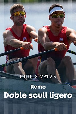 Remo JJOO París 2024 - Doble scull ligero (M). Caetano Hora y Dennis Carracedo