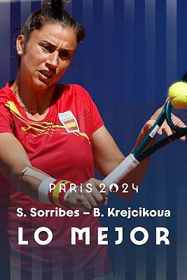 Las delicatesen de Sara Sorribes ante Kejcikova