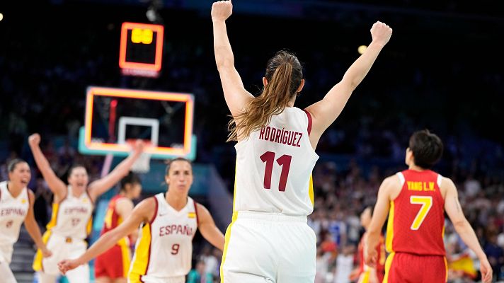 Baloncesto JJOO París 2024 - España - China (F) baloncesto: un triple de Rodríguez y la magia de Gustafson tumban a China