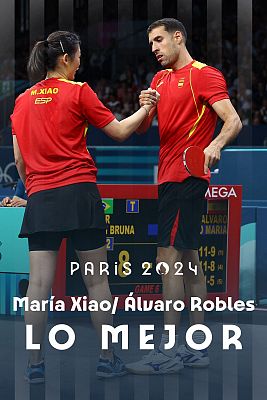 María Xiao y Álvaro Robles, diploma olímpico para la primera pareja mixta de tenis de mesa de España